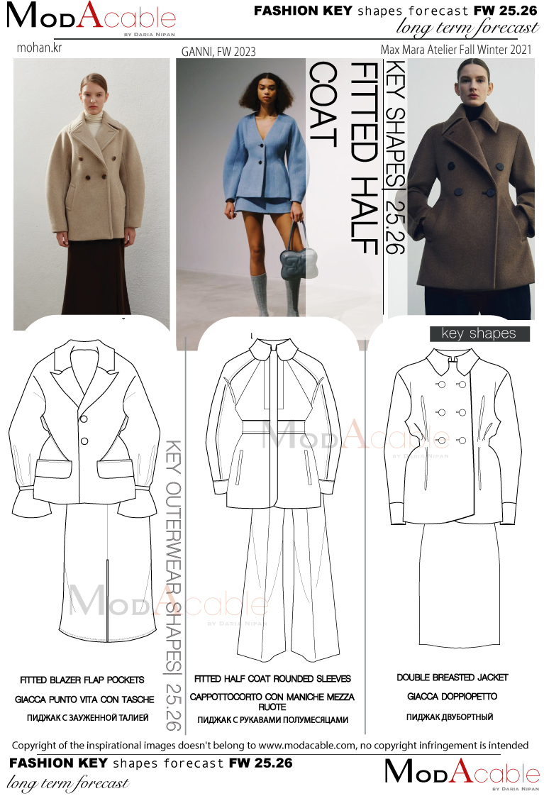 AI 25/26 Giacca punto vita moda donna