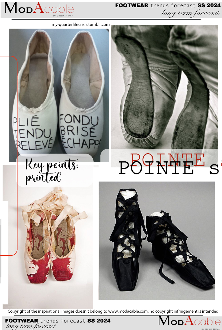 SS24 Pointe footwear trend 