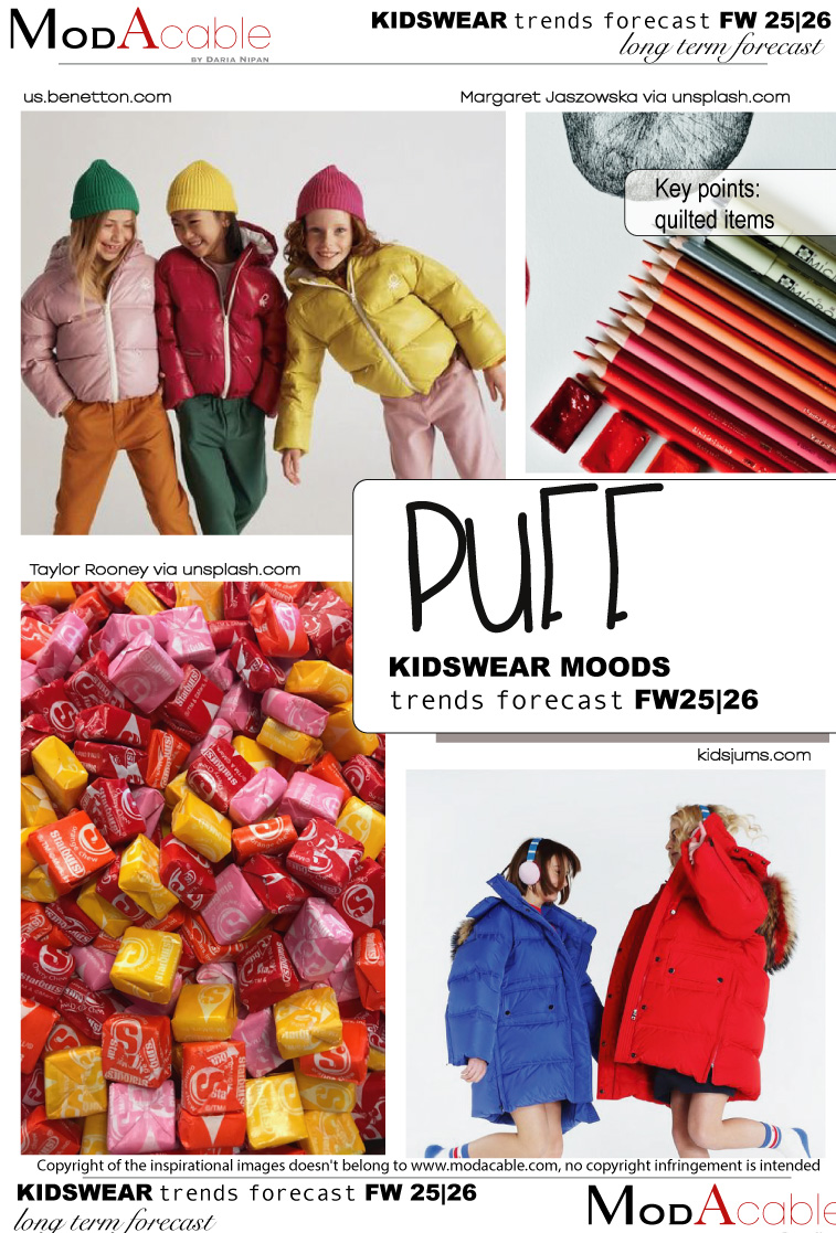AI 25/26 mood moda bambino/a Puff