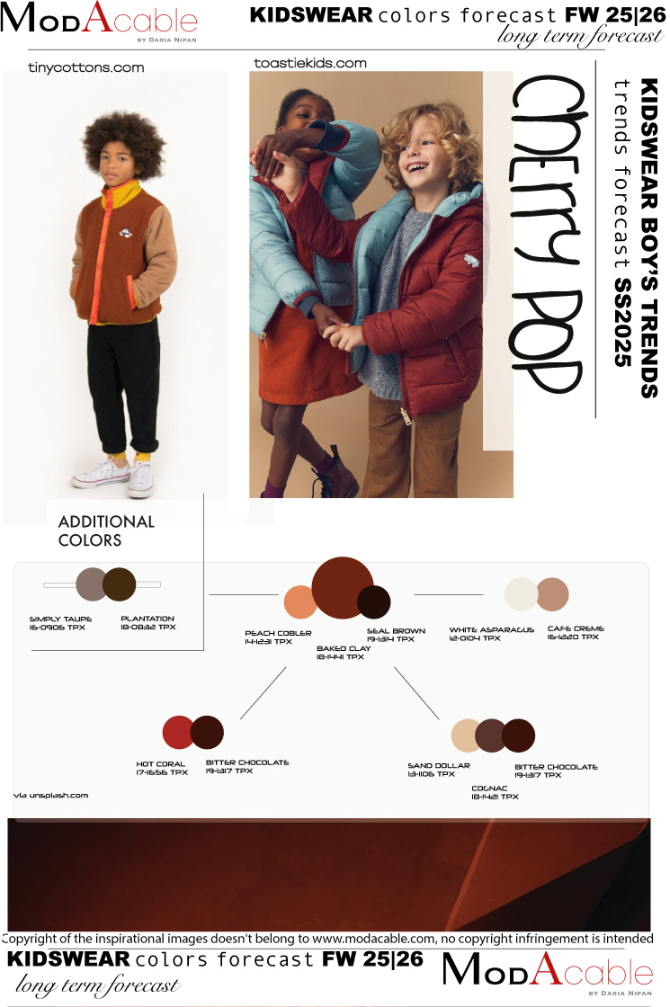 AI 25/26 tendenza colore bambino Cherry pop