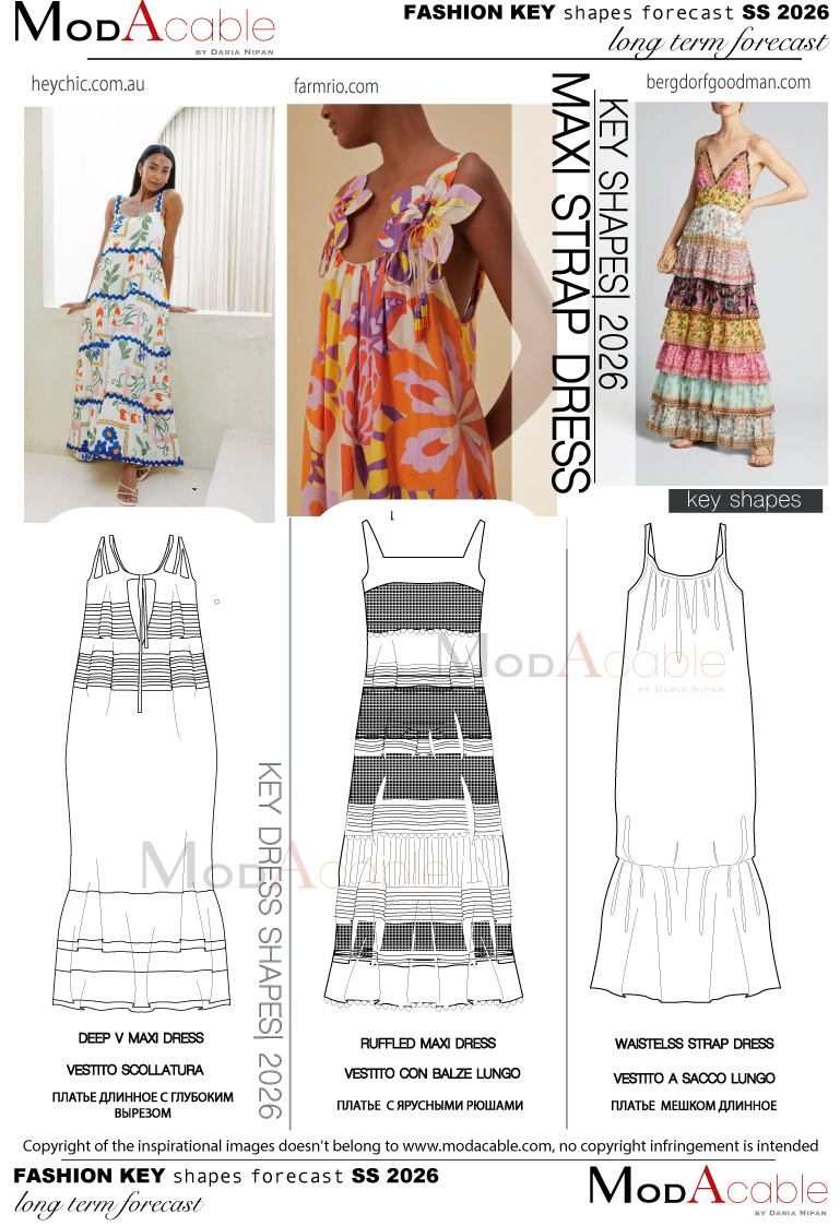 SS 26 dress shape Maxi sling 