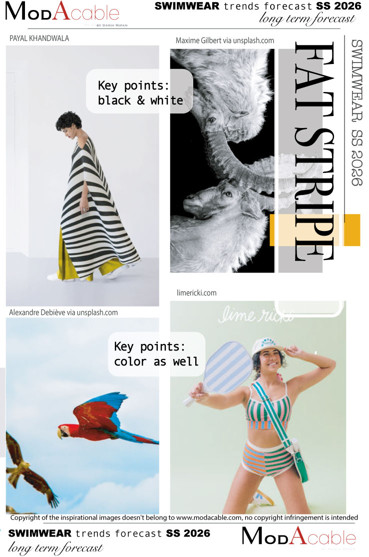 PE 26 mood costumi da bagno Fat stripestripe