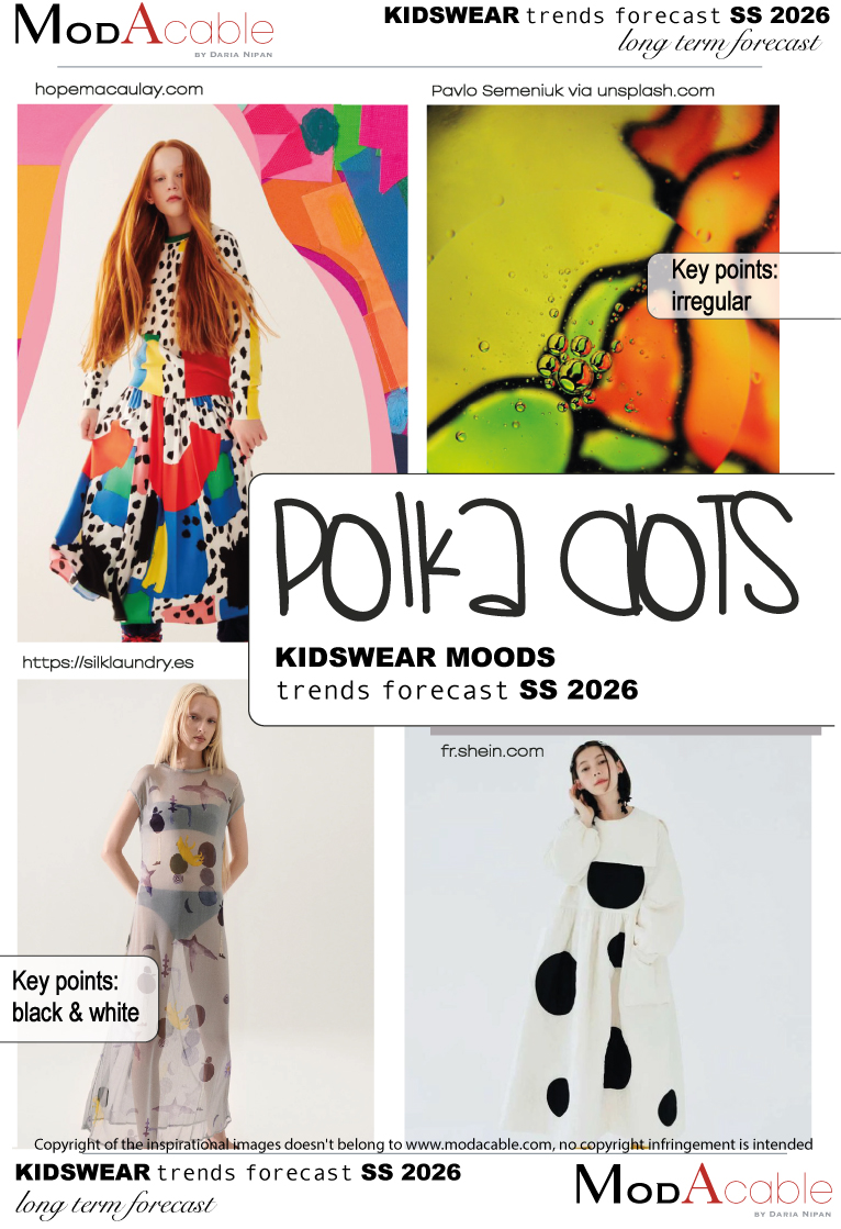 PE 26 mood moda bambina Pois