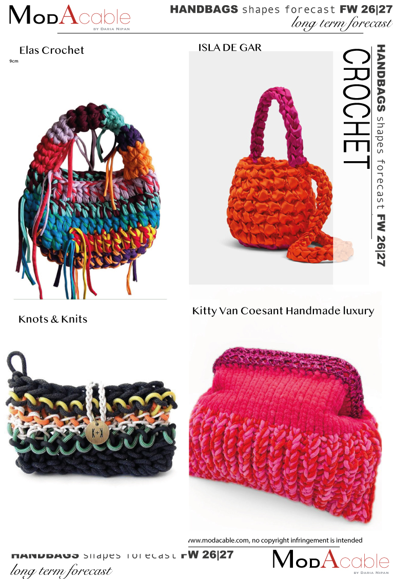 FW 26/27 handbag shape Crochet