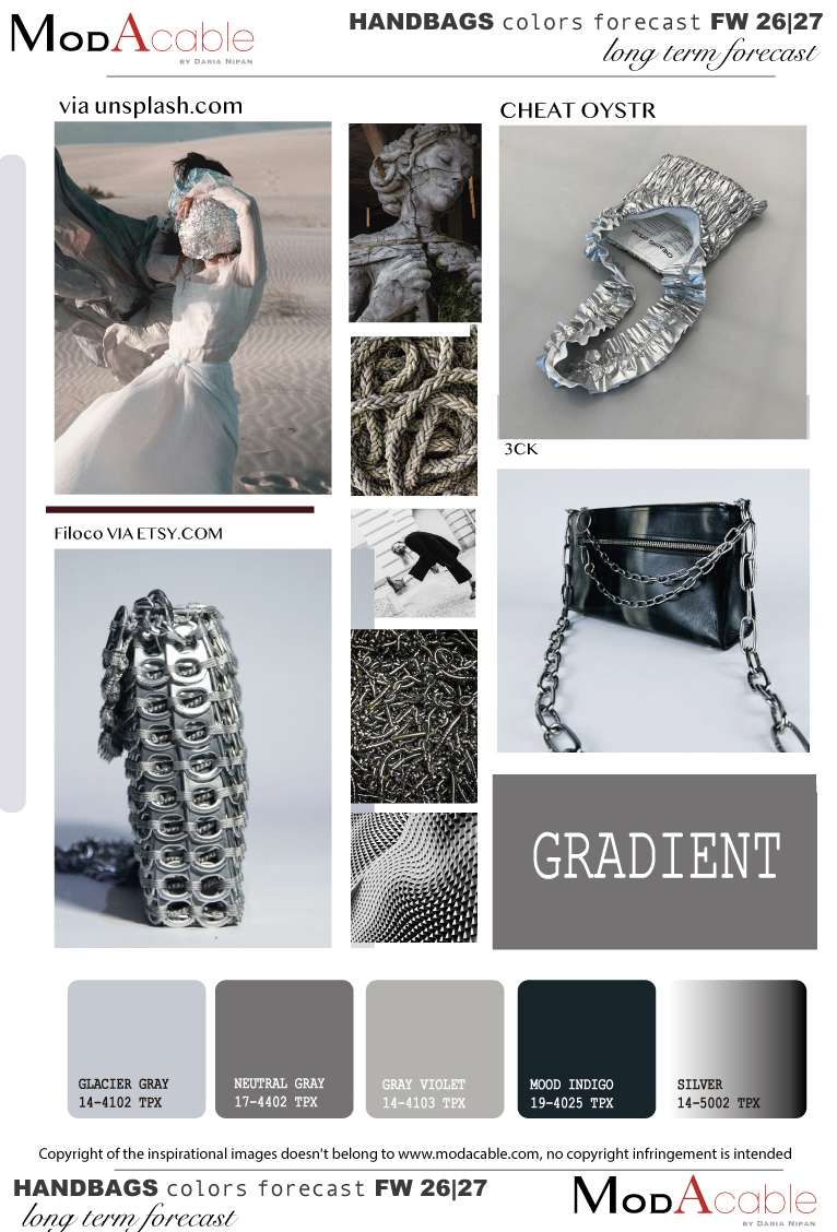 Gradiant Bag Color FW 26/27 handbags color trend Gradient