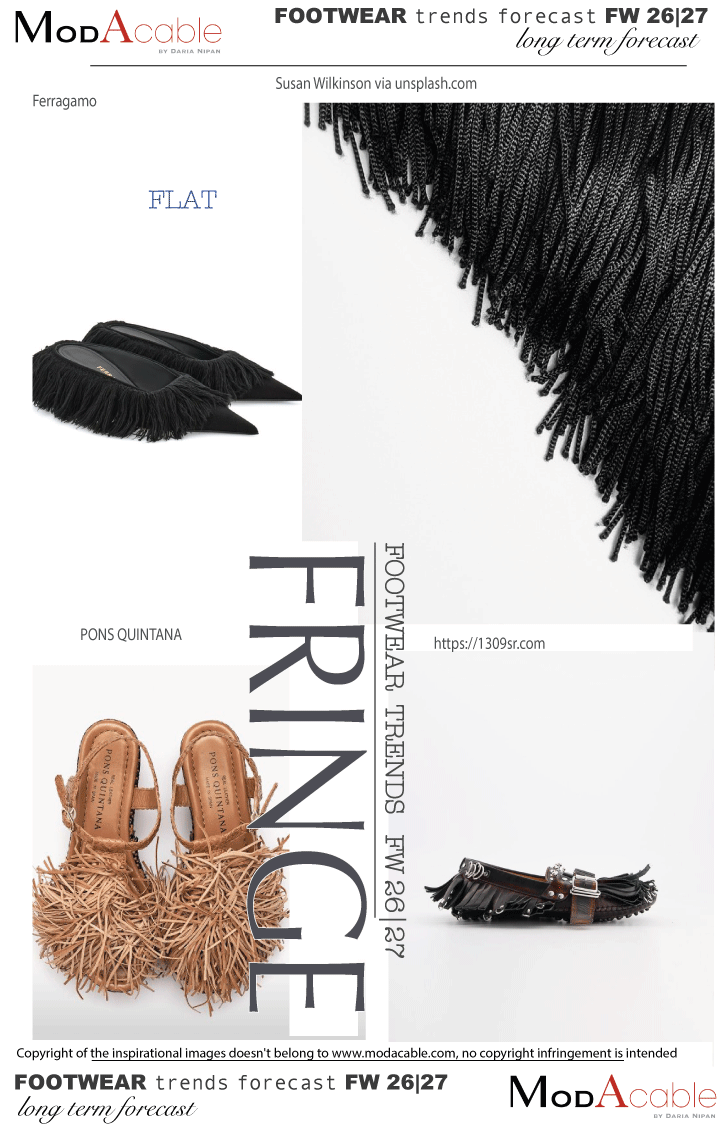 AI 26/27 mood tendenza scarpe donna Frangia
