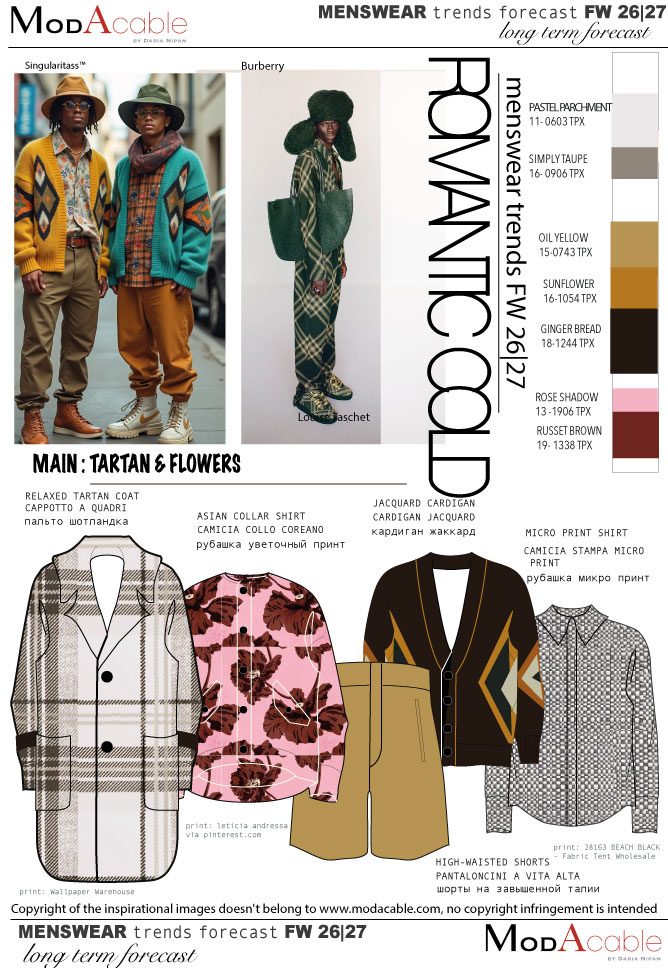 FW 26/27 men's trend Romantic cold